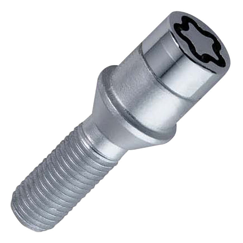 McGard, HEX/Tuner Hjullåsbultar M12x1.25 - Konisk - 24mm (17mm huvud) - Set med 4 st. + tangent