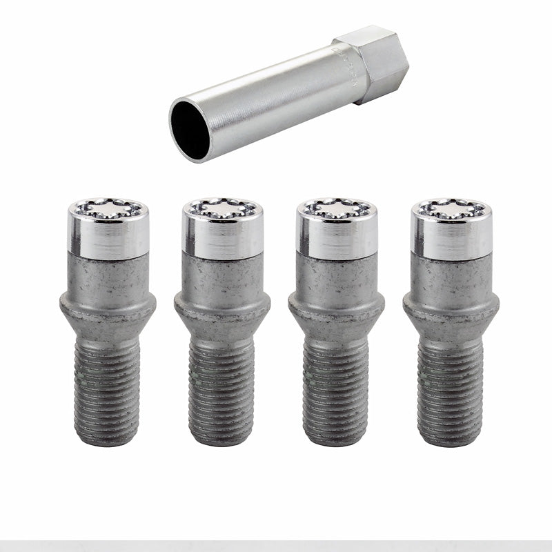 McGard, HEX/Tuner hjullåsbultar M14x1,50 - Avsmalnande - Längd 29,5 mm (17 mm huvud)