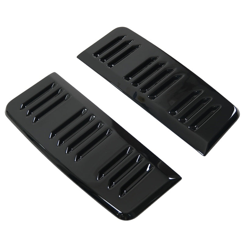 OneWay, Luftventiler, Version 2, blank sort, passer til Volkswagen Transporter T5.1/T6/T6.1 (2010-2022, lang akselafstand)
