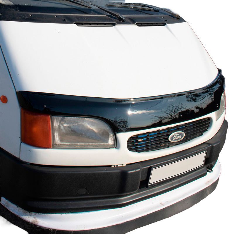 OneWay, Motorhjelmsbeskytter, Glanssort, Passer til Ford Transit MK5 1993-2002