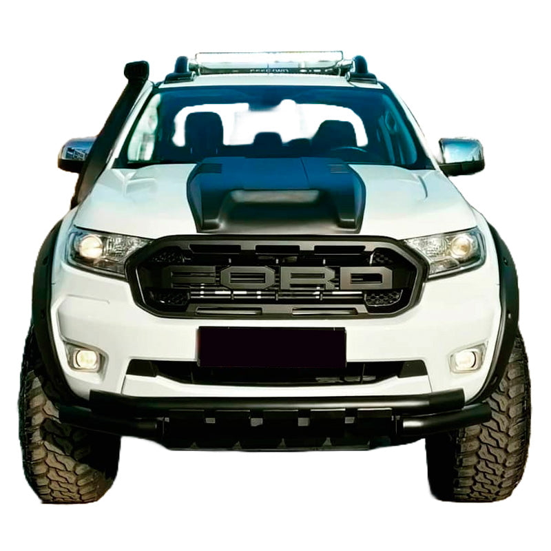 OneWay, Motorhjelmscoop, Mat Sort, Passer til Ford Ranger T7/T8 (2015-2022)