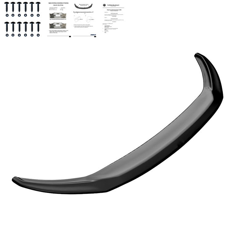 OneWay, Frontspoiler, Glossy sort, Passer til Skoda Superb 3V HB/Combi (2015-2018)
