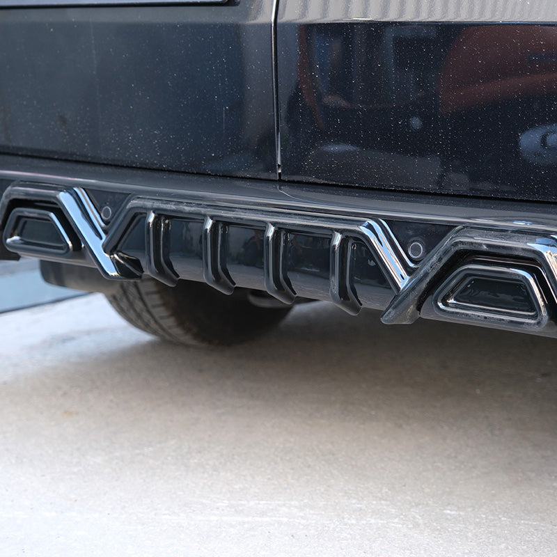 OneWay, Underlæbe, Blank sort, passer til Volkswagen Transporter T7 (2024-) & Ford Transit Custom (V710) (2023-)