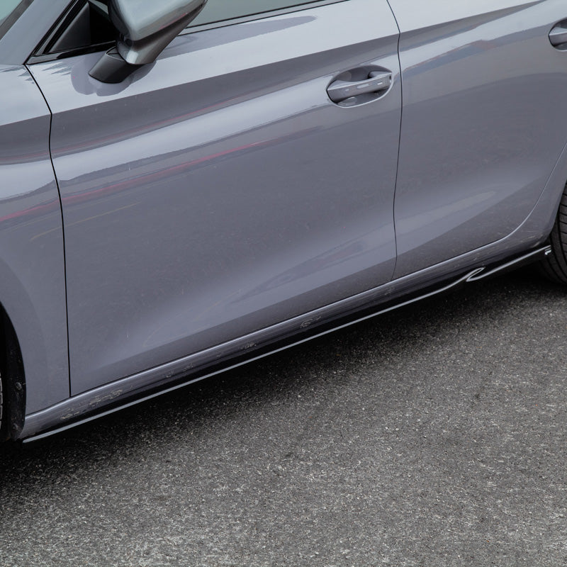OneWay, Sideskørter, Glossy Sort, Passer til Seat Leon IV HB/ST FR & Cupra Leon HB/ST 2020-