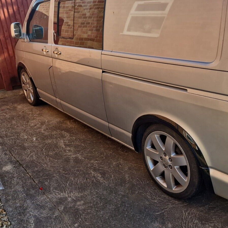 OneWay, Skærmkanter, Glanssort, Passer til Volkswagen Transporter T5/T5.1 2003-2015, 8 dele