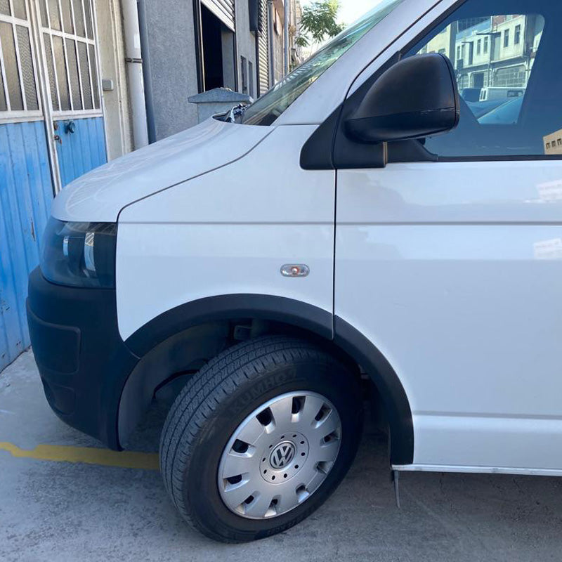 OneWay, Skærmkanter, ABS plast, Mat sort, Passer til Volkswagen Transporter T5-T5.1 (2003-2015), Kort akselafstand, Højre skydedør
