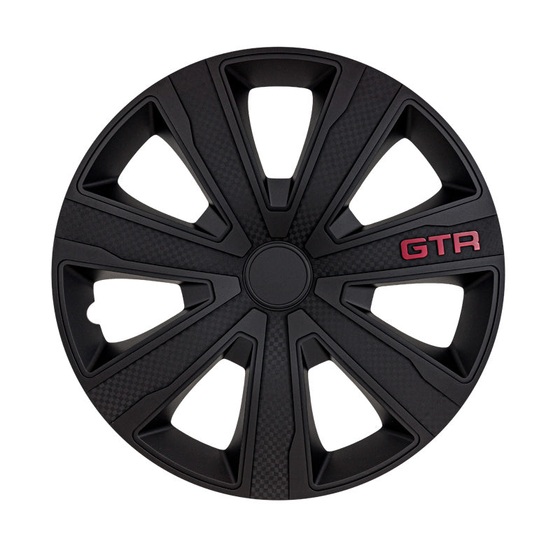J-Tec, Navkapslar, 4st, GTR Carbon 16-tums svart