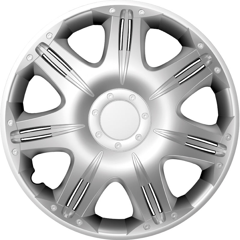 AutoStyle, Navkapslar, 4st, Opus 14-tums silver