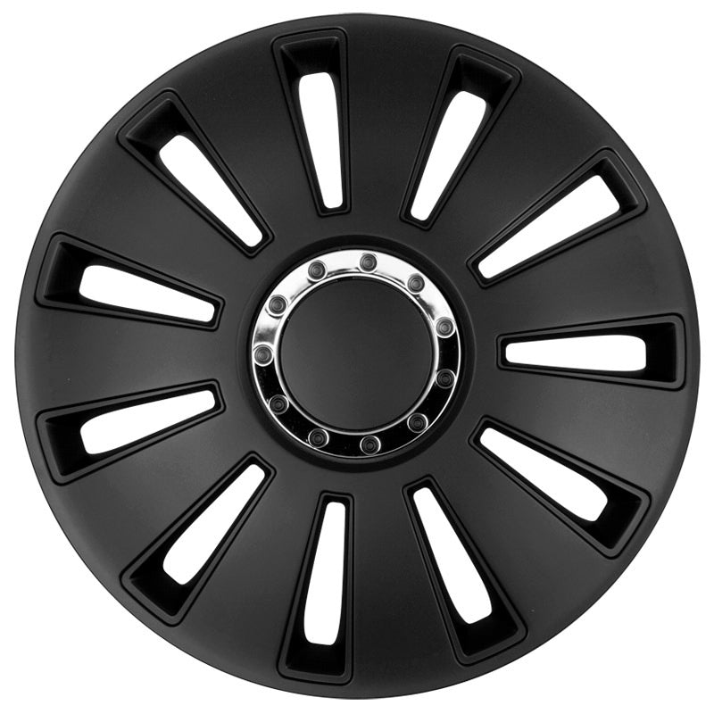 AutoStyle, Navkapslar, 4st, Silverstone Pro 13-tums svart