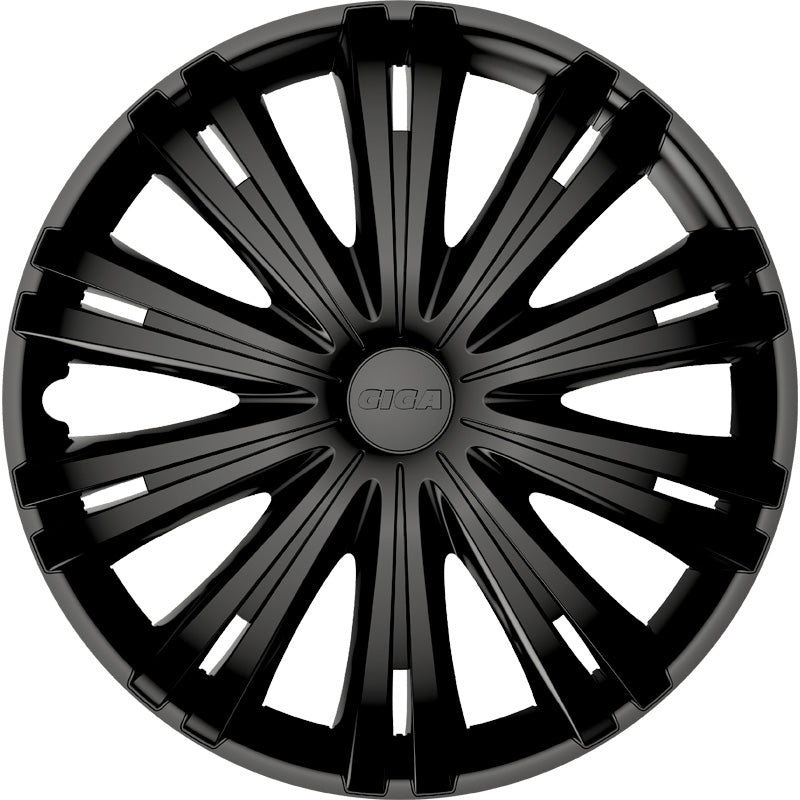 AutoStyle, Navkapslar, 4st, Giga 15-tums mattsvart