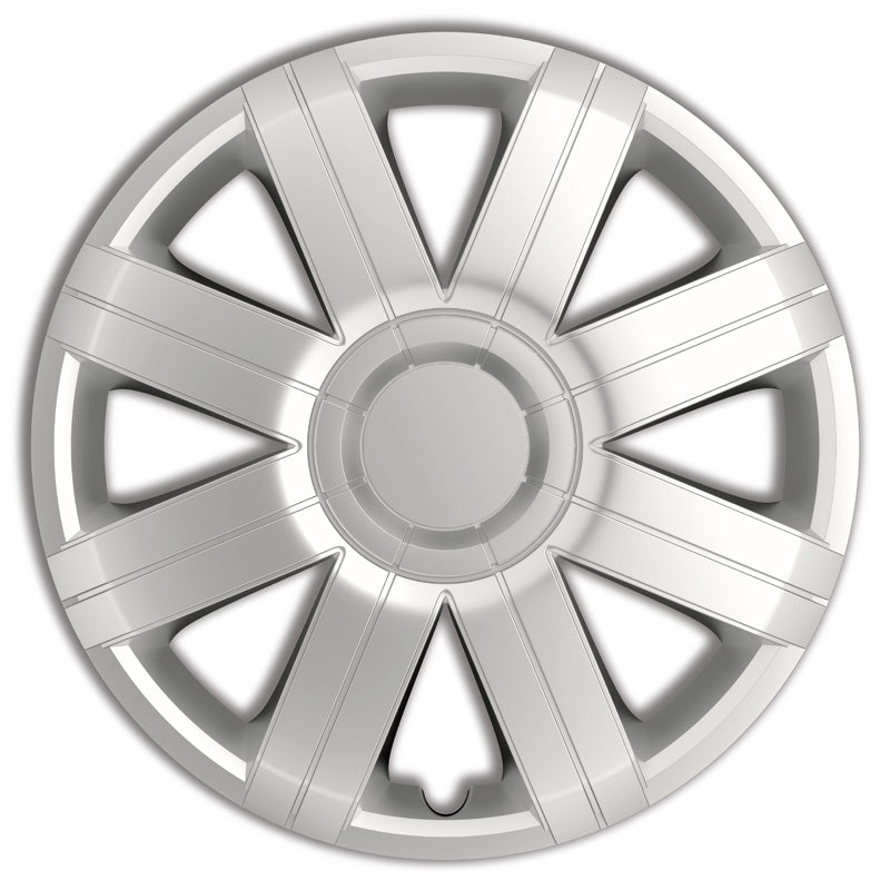 AutoStyle, Navkapslar, 4st, Sportive 14-tums silver