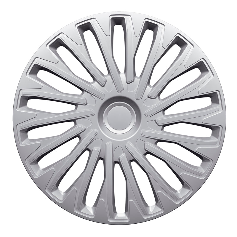 AutoStyle, Navkapslar, 4 st, Soho 15-tums silver