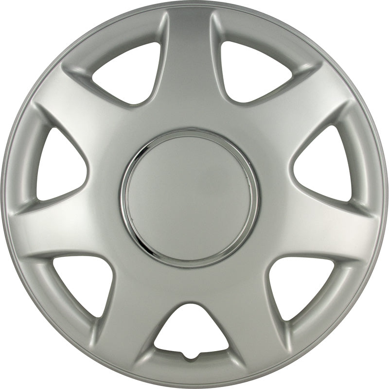 AutoStyle, Hjulkapsler, 4stk, Florida 15-tommer silver