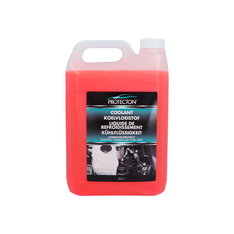 Protecton, Complete Protect kølevæske, Klar-til-brug G12/G12+, Frostbeskyttelse -26°C, 5 liter