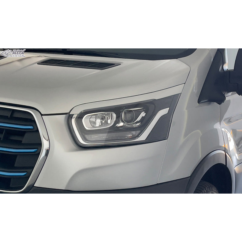 RDX, Øjenskygge, ABS, passer til Ford Transit (Xenon og sorte Halogen forlygter) (2014-)