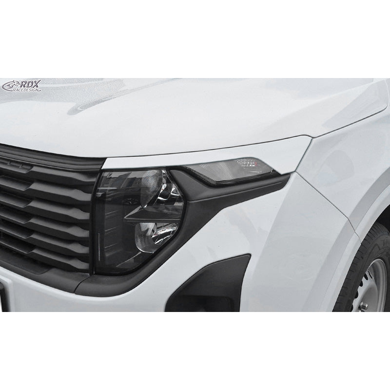 RDX, Øjenskygge, ABS Blank Hvid, passer til Ford Transit Courier & Tourneo Courier (2023-)