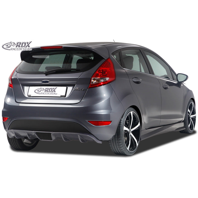 RDX RaceDesign, bakre stötfångare 'Diffusor', passar Ford Fiesta VII 2008-2012 & 2012- (PUR)