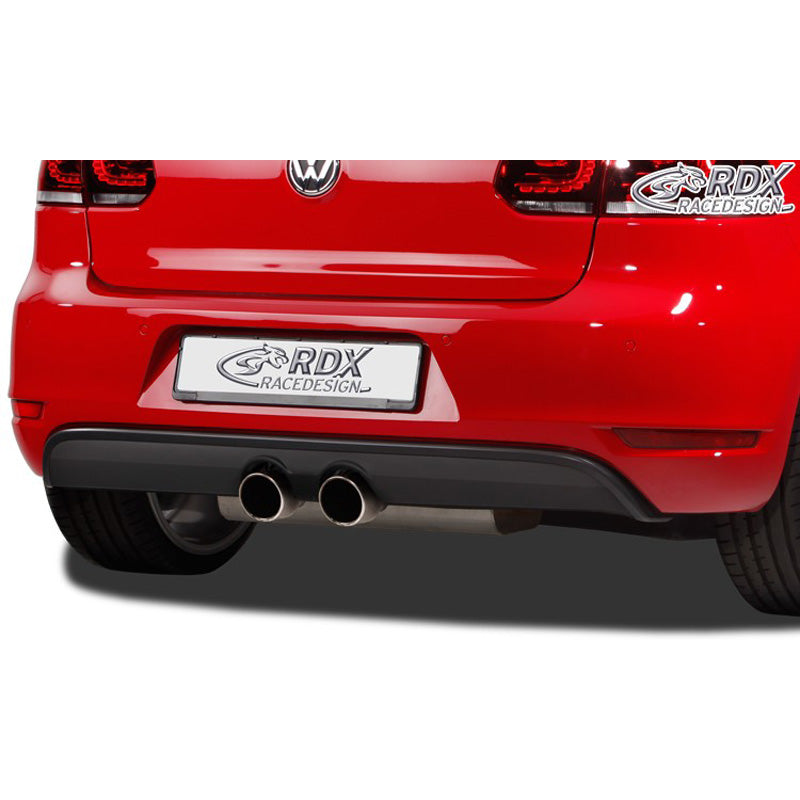 RDX Racedesign, Bakre stötfångare (Diffuser), passar Volkswagen Golf VI GTI/ GTD 2007-2013 (GFK)