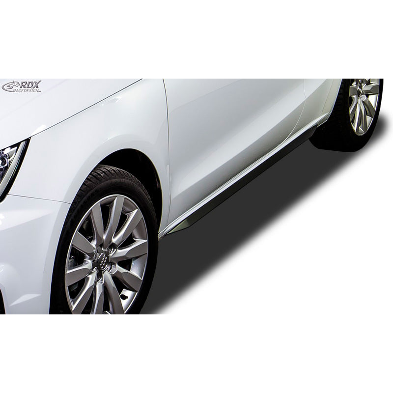 RDX Racedesign, Sideskørter 'Slim', passer til Audi A1 8X 3/5-doors (ABS glossy black)