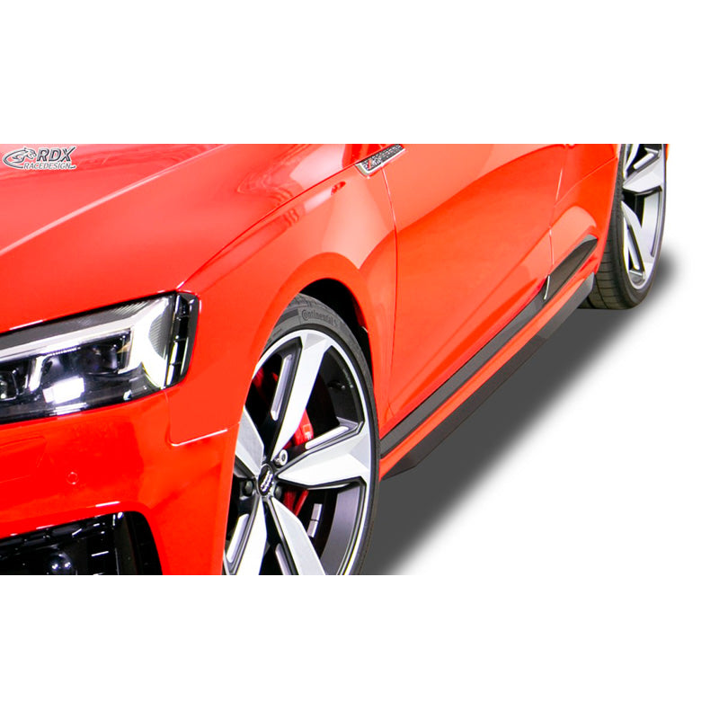RDX Racedesign, Sideskørter 'Slim', passer til Audi RS5 (F5) 2016- (ABS glossy black)