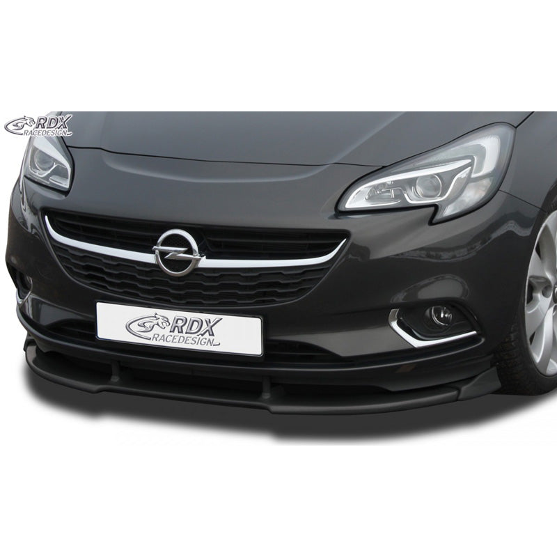 RDX Racedesign, Frontspoiler Vario-X, Passer til Opel Corsa E (2014-), Ubehandlet PU