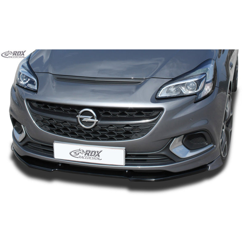 RDX Racedesign, Frontspoiler Vario-X, Passer til Opel Corsa E OPC 2015-, Ubehandlet PU