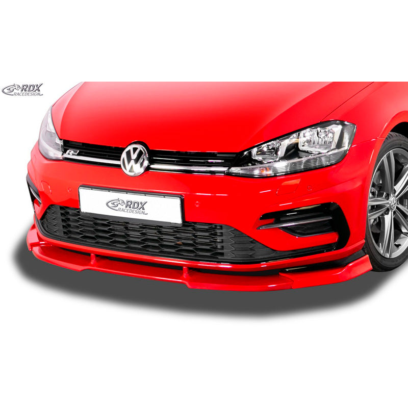 RDX Racedesign, Frontspoiler Vario-X, Passer til Volkswagen Golf VII R-Line Facelift 2017-, Ubehandlet PU