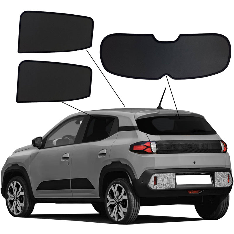 SunClip, Solgardin og Privacy-beskyttelse, passer til Dacia Spring (EV) Facelift (2024-)
