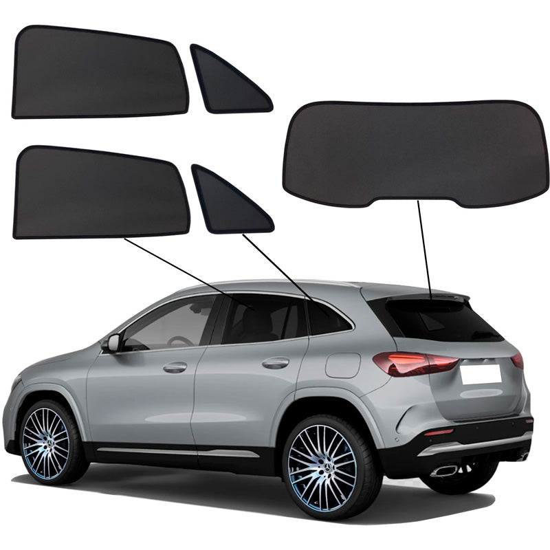 SunClip, solgardin & insynsskydd, passar till Mercedes GLA (H247) 2020- & EQA (H243) 2021-