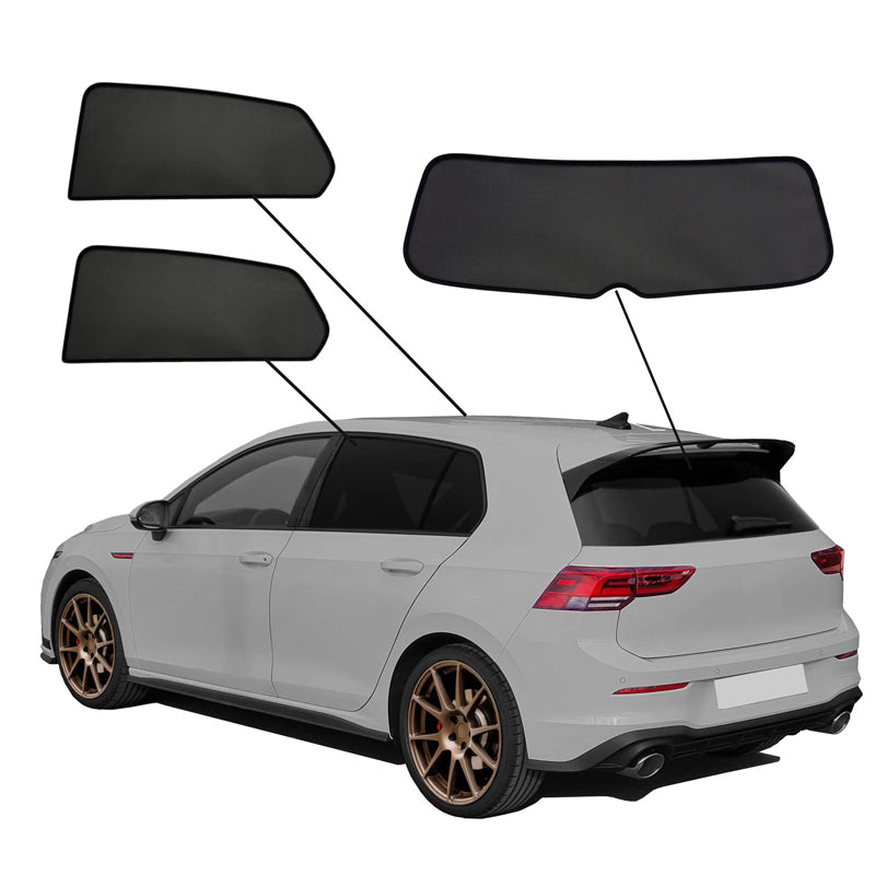 SunClip, Solgardin og Integritetsskygge, passer til Volkswagen Golf VIII (CD1) HB 5-dørs (2020-)