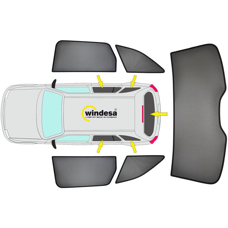 SunClip, Solgardin og Privatlivsbeskyttelse, passer til Cupra Tavascan (KR1) (2024-)
