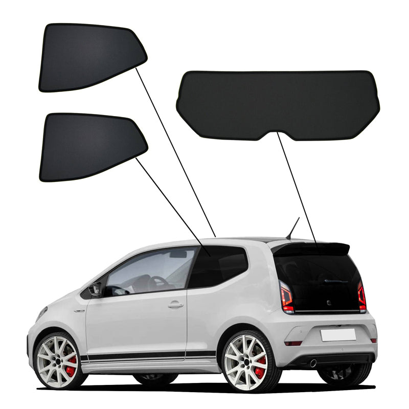 SunClip, Solgardin & Solbeskyttelse, passer til Volkswagen Up! 3-dørs (2011-2023)