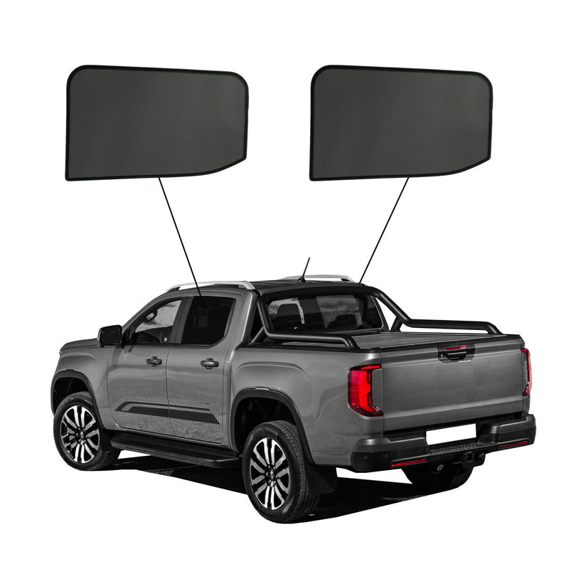 SunClip, Solgardin og Privatlivsbeskyttelse, passer til Ford Ranger Crew Cab (2022-) & Volkswagen Amarok II (2022-)