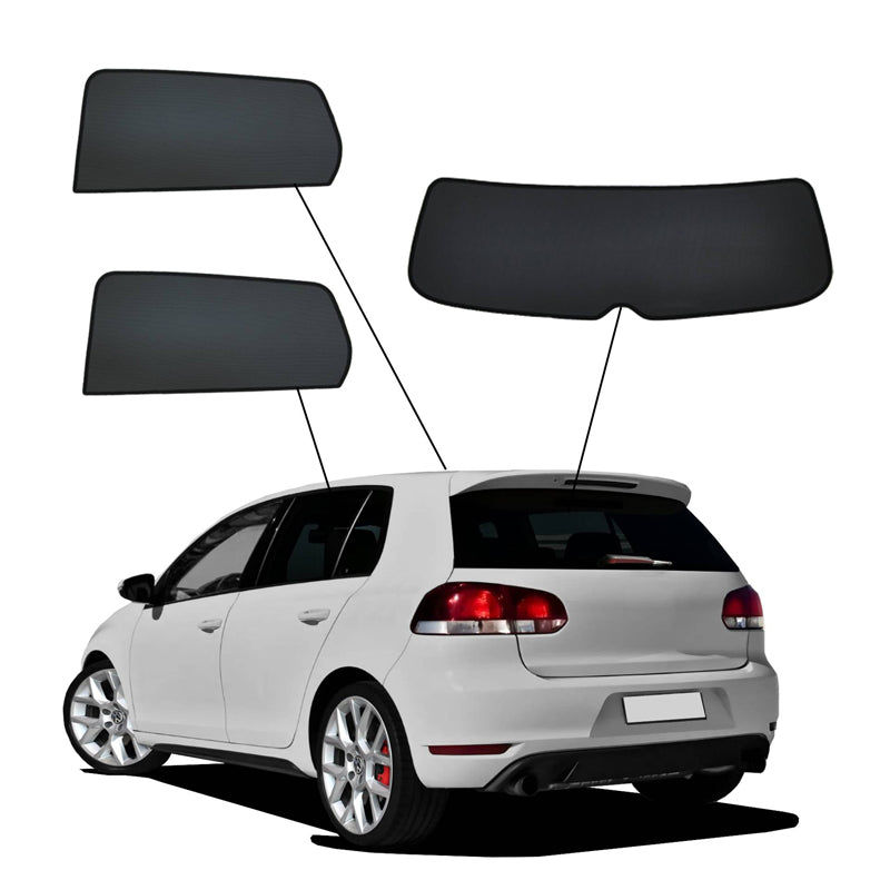 SunClip, Solgardin & Privatlivsskærm, passer til Volkswagen Golf VI HB 5-dørs (2008-2012)