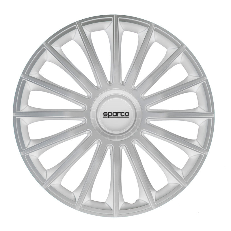 Sparco, Navkapslar, 4 st., Treviso - 15-tums - Silver
