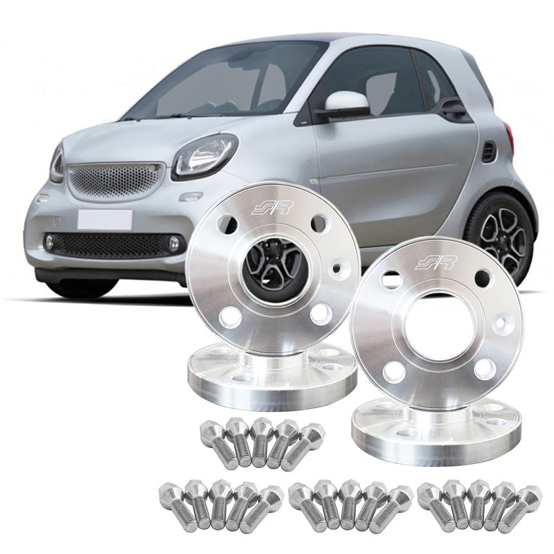Simoni Racing, Spacer Kit, Aluminium 2x16,5mm(FA) + 2x16,5mm(RA), passer til Smart forskellige (Hub 60,1mm)