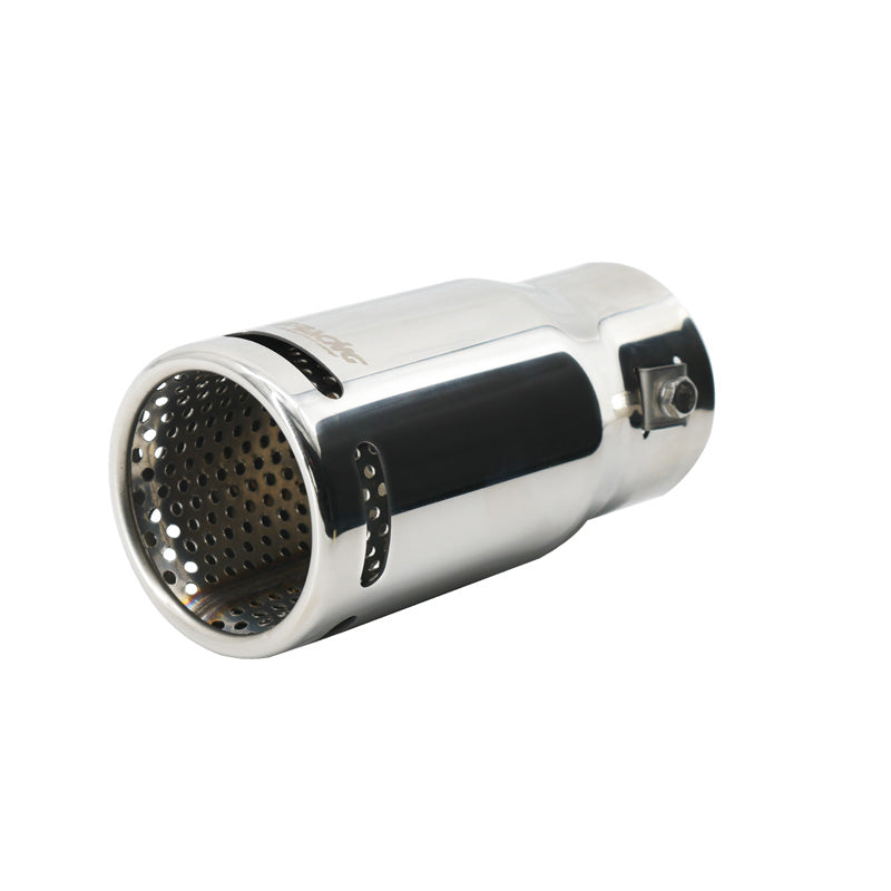 Simoni Racing, Rørhale, Round Inox - Ø76xL130mm - Installation 41-64mm