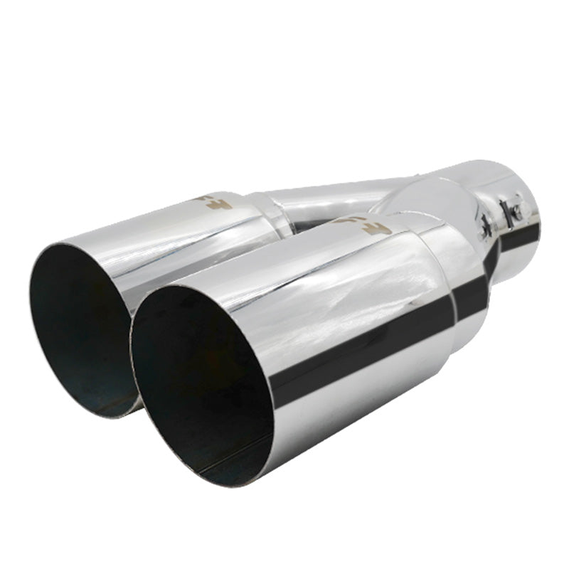 Simoni Racing, Ändrör, Double Round Inox - Ø88xL265/280mm - Installation 33->73mm