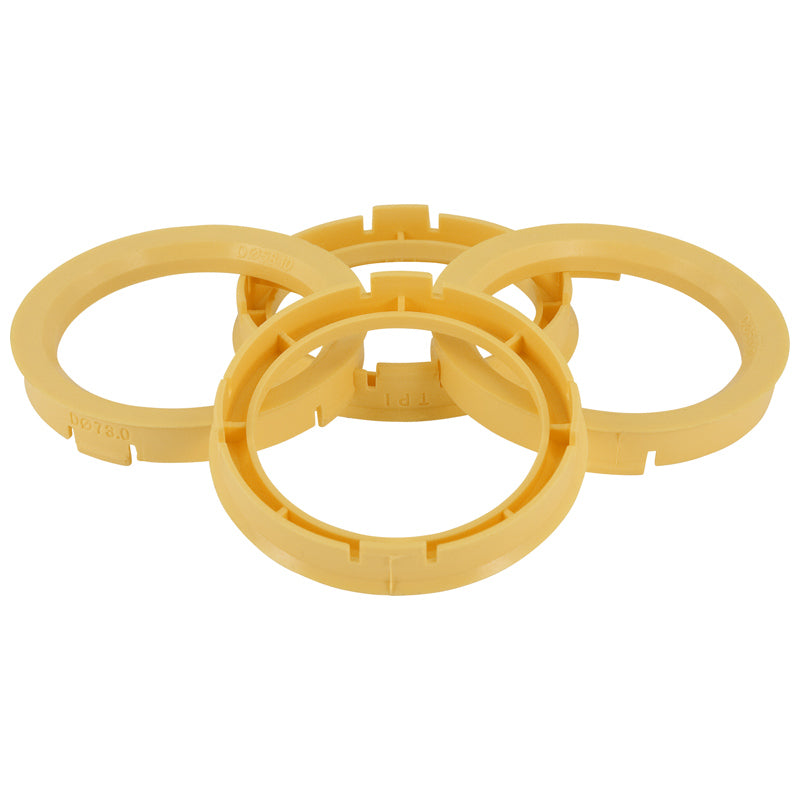 TPI, Centreringsringe, 63.3->54.1mm - Yellow