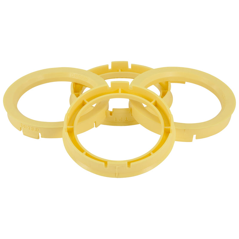 TPI, Centreringsringe, 67.1->58.1mm - Lemon Yellow