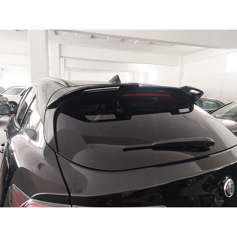 Motordrome, Tagspoiler, Umalet PU, Passer til Alfa Romeo Stelvio 2017-, Sporty Design