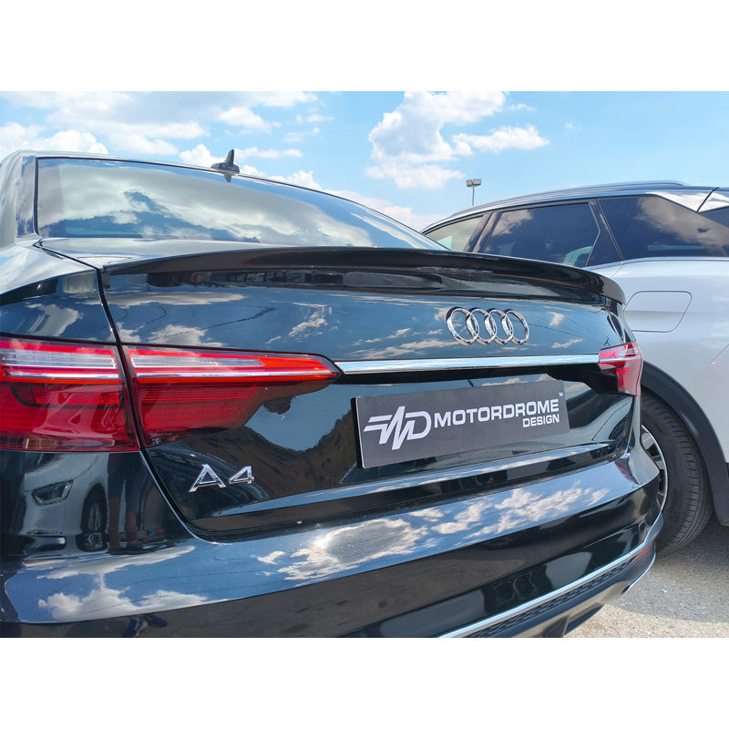 Motordrome, Bagspoiler, Polyurethan, passer til Audi A4 B9 Sedan (2015-2024)