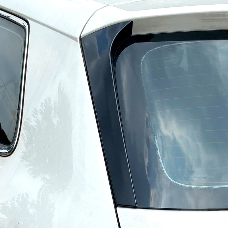 AutoStyle, Bakrutans sidospoilrar, Blank svart, Passar till Skoda Kodiaq (NS7) 2017-2024, Sats med 2 st.