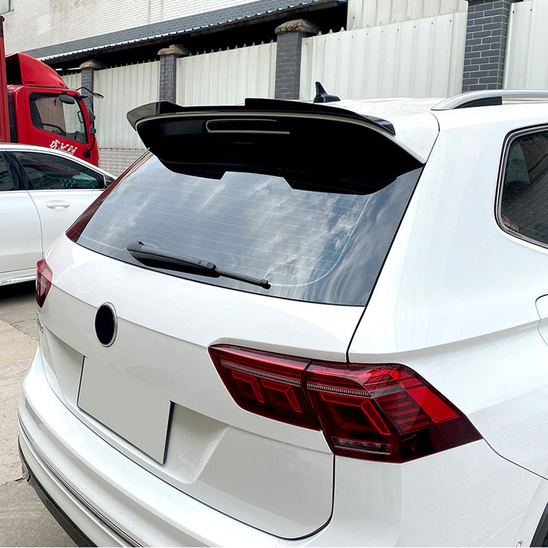 AutoStyle, Tagspoiler, Glans Sort, Passer til Volkswagen Tiguan II R-Line Facelift 2020-2024