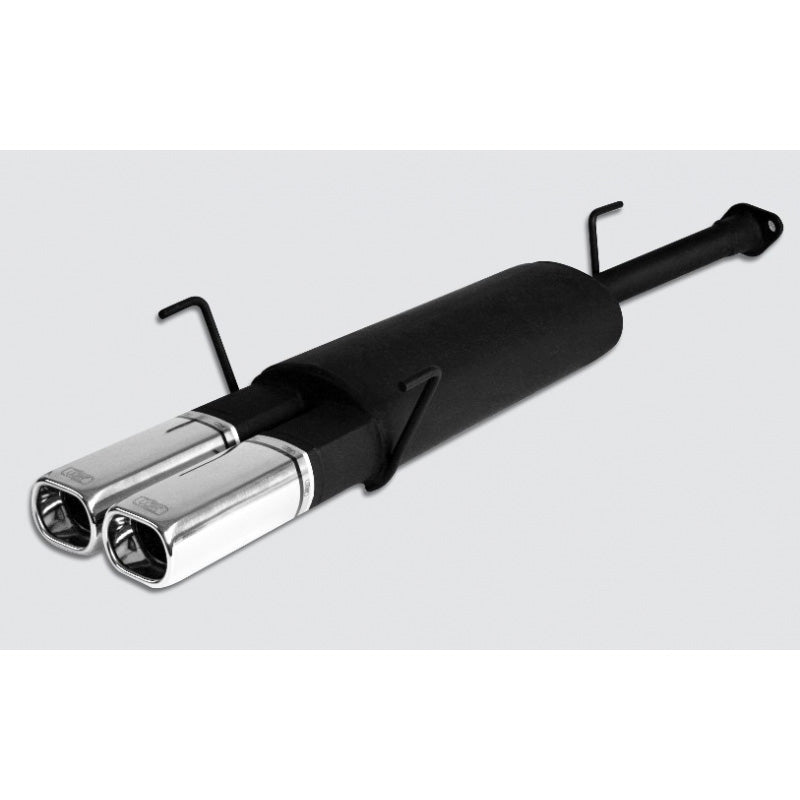 Ulter Sport, Sportudstødning, Rustfrit Stål, Passer til Opel Astra G Combi 1.4-2.0 (1998-2003), 2x 80x65mm, E-Mærket