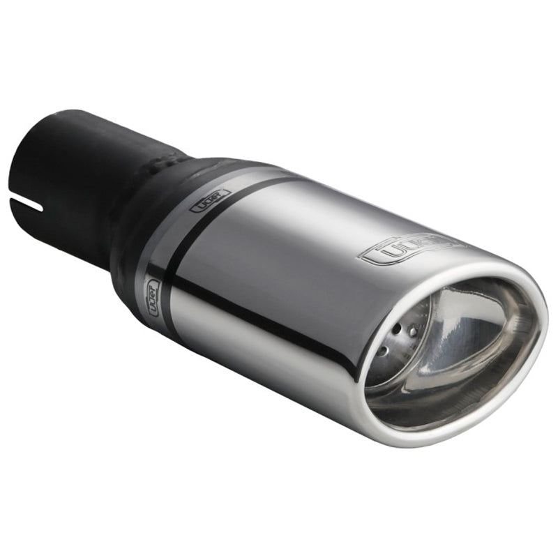 Ulter Sport, Rørhale - Oval 95x65mm - Length 200mm - Installation ->50mm - Inox