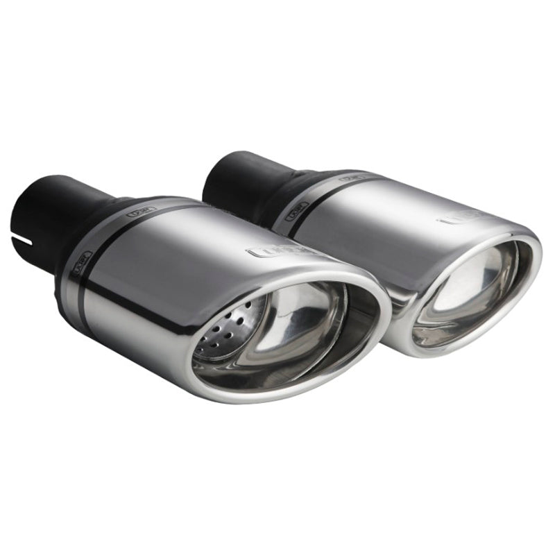 Ulter Sport, Ändrör (höger) - Oval 120x80mm - Längd 120mm - Installation ->50mm - Inox
