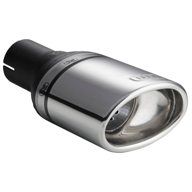 Ulter Sport, Rørhale - Oval 120x80mm Slanted - Length 120mm - Installation ->60mm - Inox