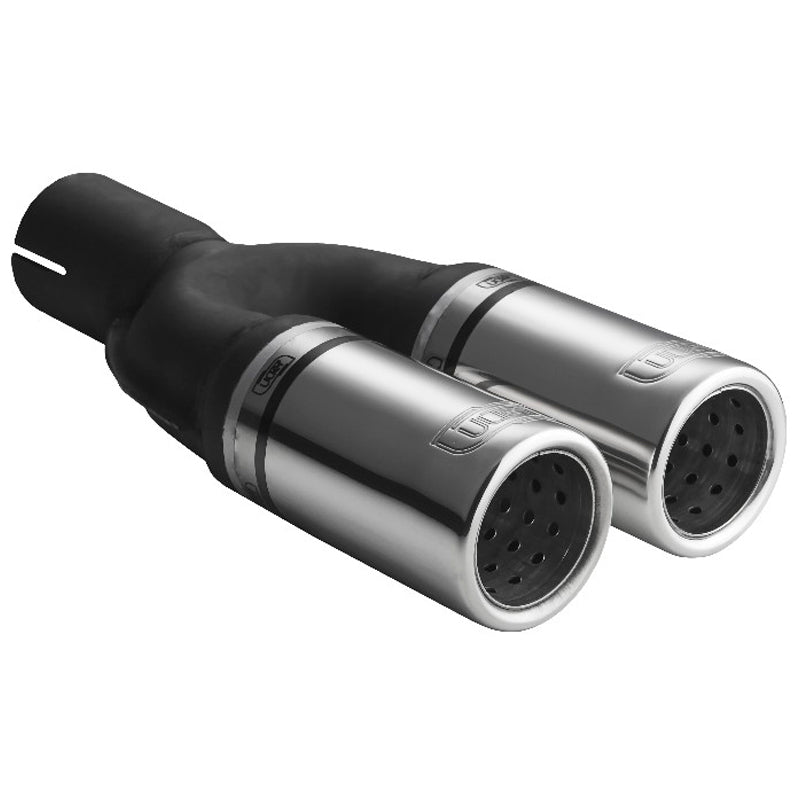 Ulter Sport, Ändrör - Dubbel rund Ø60mm - Längd 170mm - Installation ->50mm - Inox